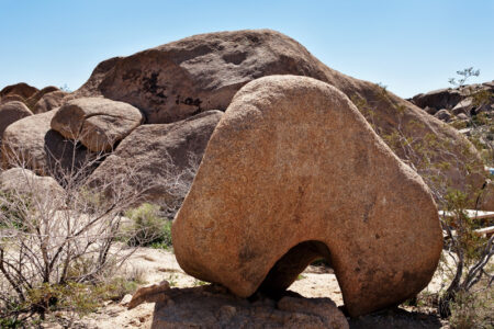Rock with small arch
