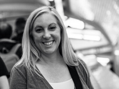 She's exhausted but happy to be here!