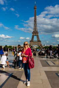 First time seeing the Eiffel Tower. NOW it feels real!