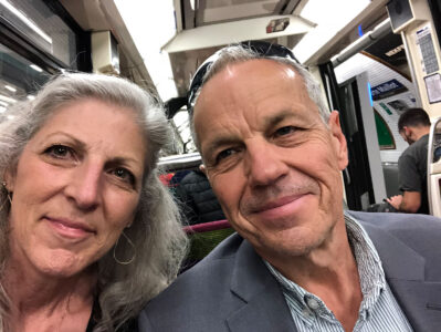 On the train from CDG to Paris