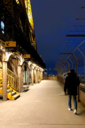 MARCH - serious lack of people on Tour Eiffel; a little bit nice not dealing with crowds but a lot bit scary