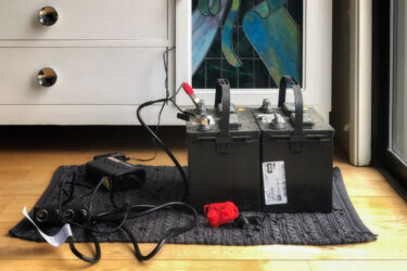 RV batteries powering wifi